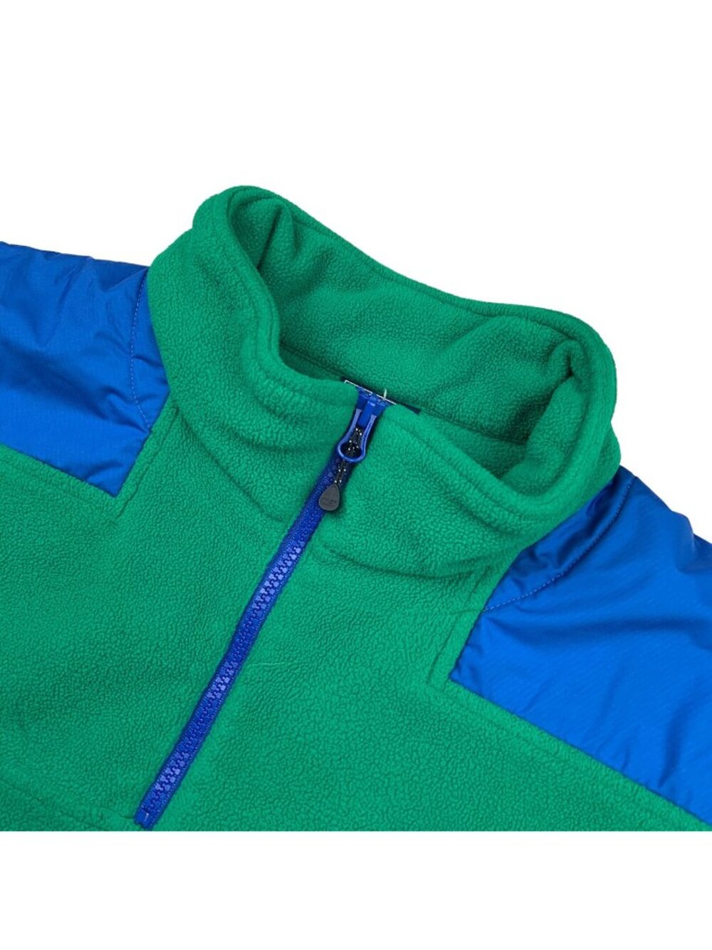 Vineyard Vines Men's Fleece Shep Shirt 1/4 Zip Sweater Green/Blue • Medium